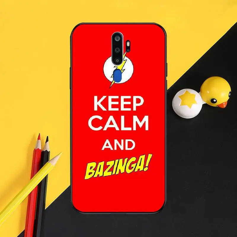 NBDRUICAI Bazinga с тематикой сериала Теория большого взрыва ТВ шоу корпус под плетенную