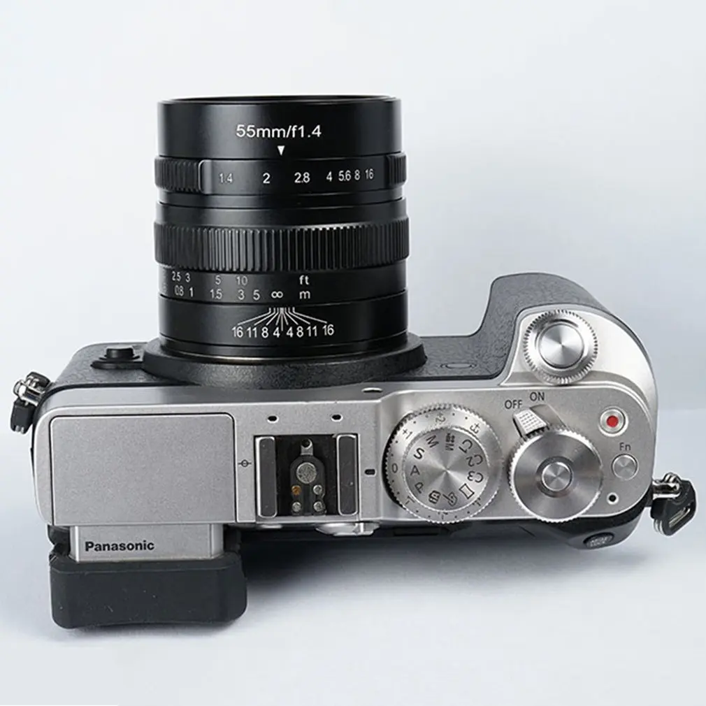 7 artisans 55 мм F1.4 Prime объектив для всех одиночных серий для SONY для Fuji для Canon для M43 для камер Leica аксессуары