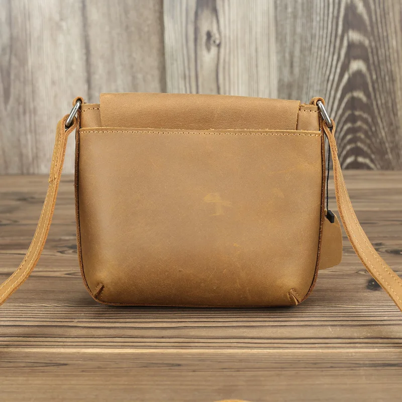 GO-LUCK Brand Genuine Leather Casual Small Women Crossbody Shoulder Women's Cowhide Messenger Bags Cell Phone Pouch Case