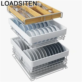 

Rangement Dish Cestas Para Organizar Kuchnia Organizer and Storage Stainless Steel Cozinha Cuisine Rack Kitchen Cabinet Basket