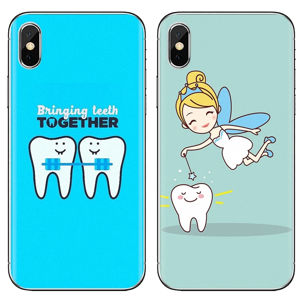 Силиконовый чехол для Samsung Galaxy A10 A30 A40 A50 A60 A70 S6 Active Note 10 Plus Edge M30 Стоматологическая