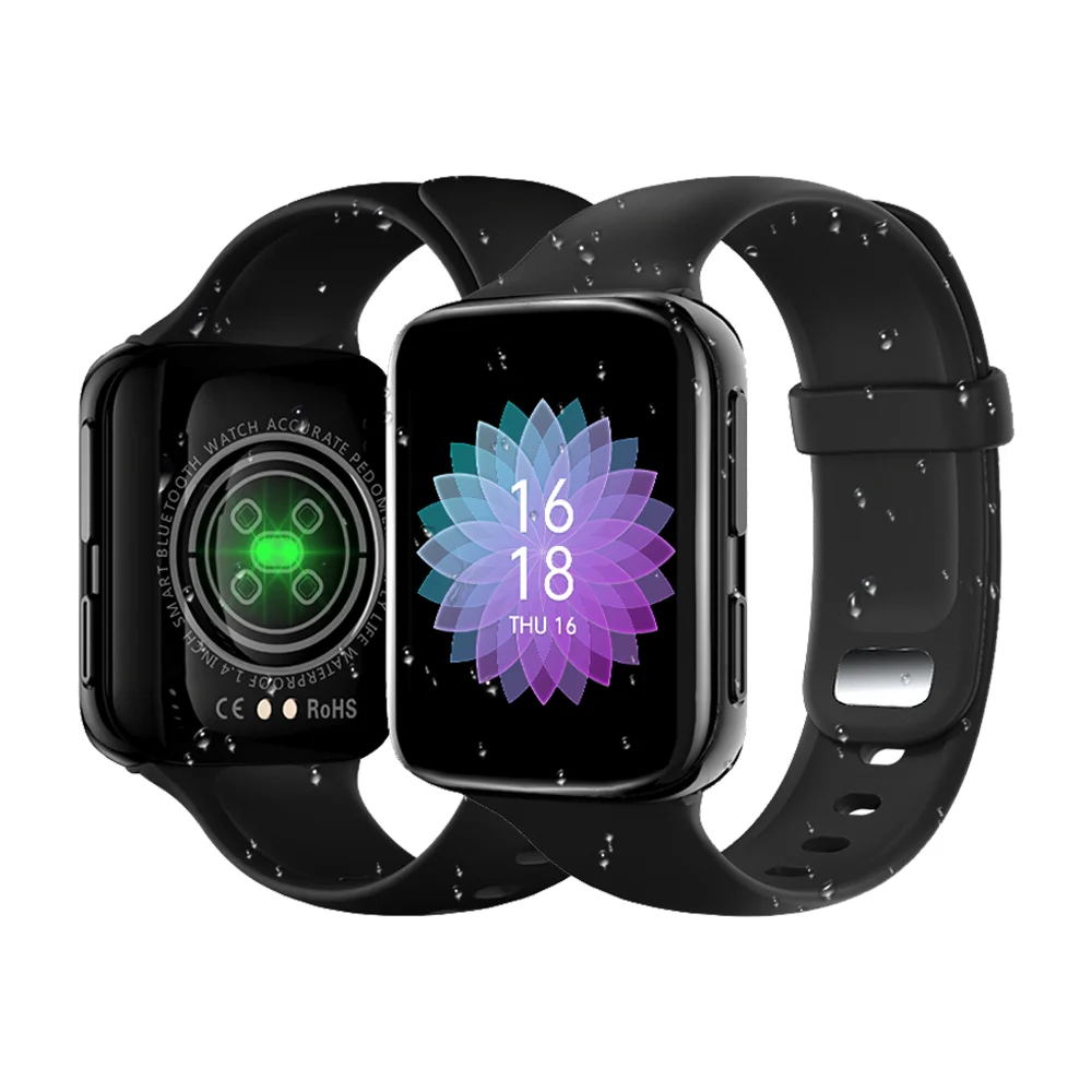 

K80 Smartwatch Touchscreen Bluetooth Call Music Control Heart Rate Blood Oxygen Pressure Sleep Monitoring Watch For Android Ios