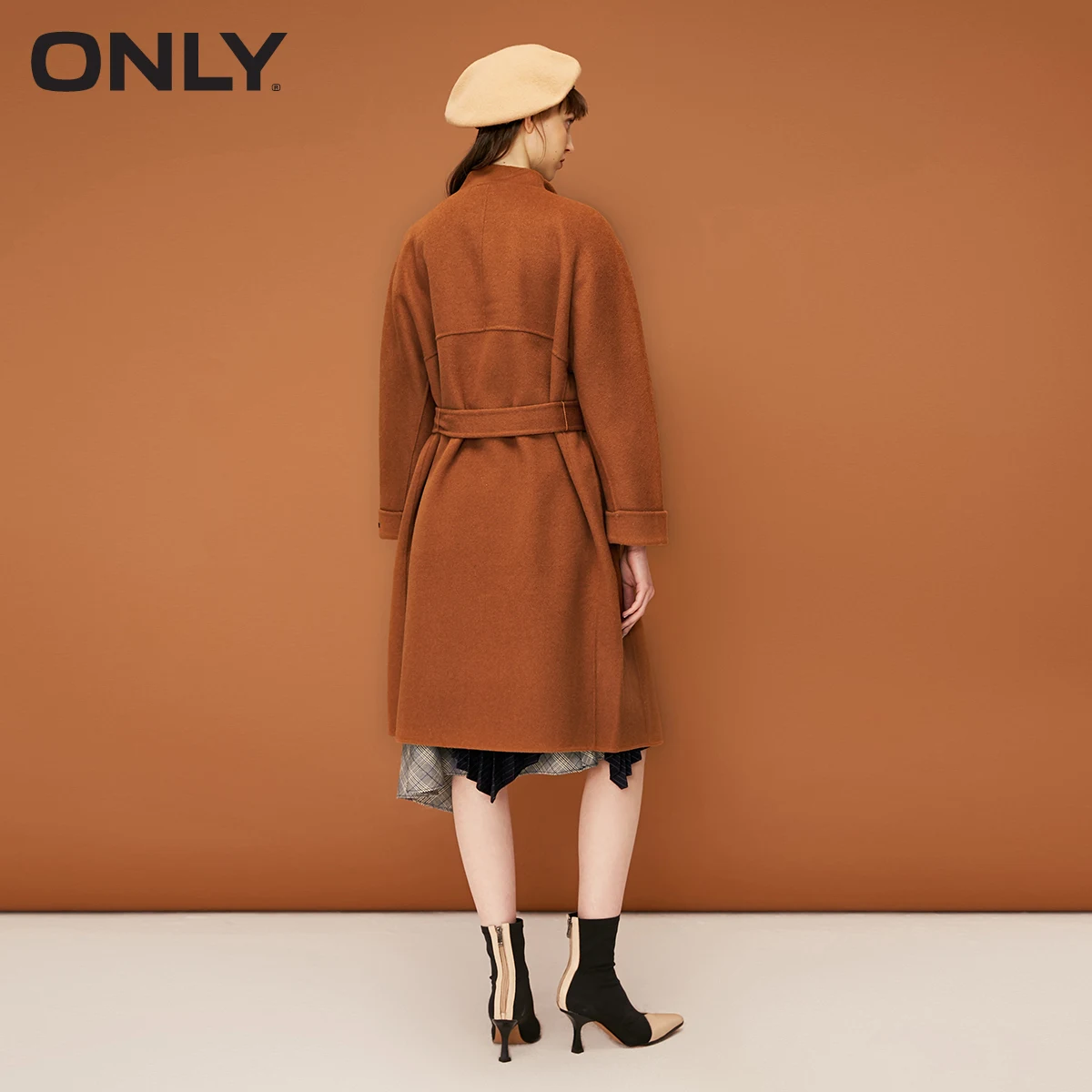 Ideal  ONLY Autumn New Double-sided Wool Lace Wool Coat  11834S522