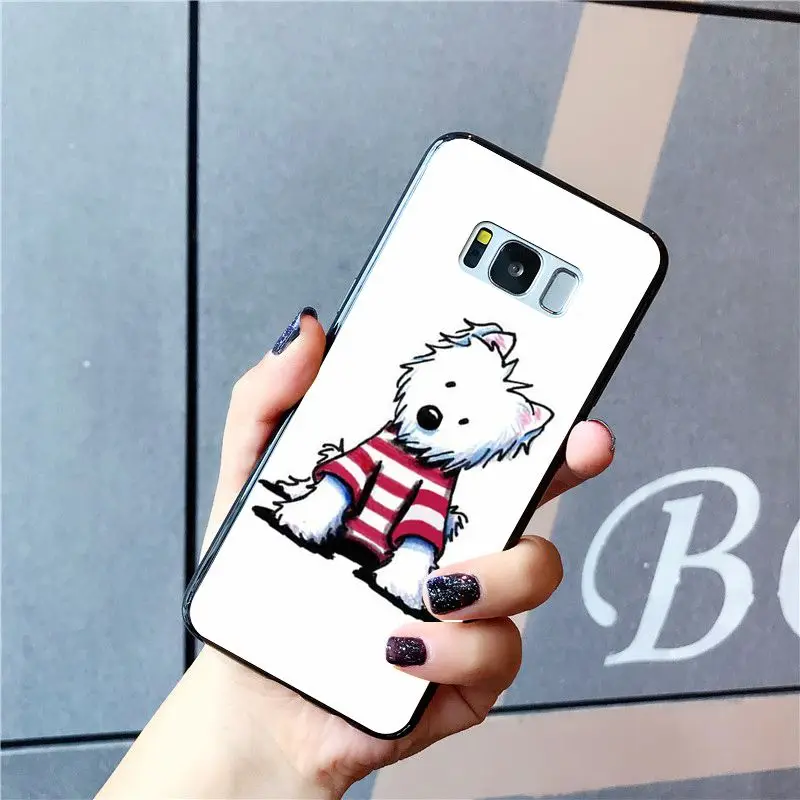 Cute Cartoon yorkshire terrier dog puppy