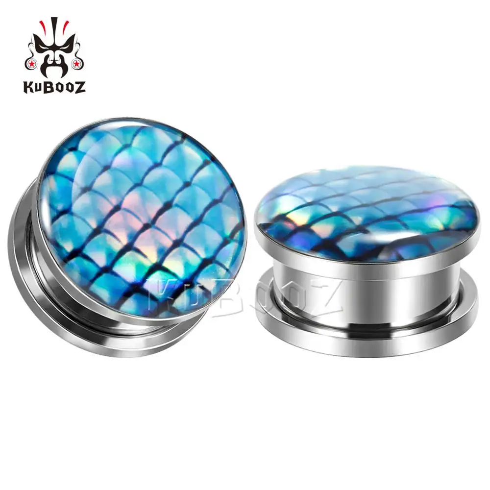 Muiti Color Красочные серьги Для Пирсинга Ушей Tuxture, Эспандеры, цветочные серьги, модные ювелирные изделия для тела, подарок, много размеров, для женщин и мужчин - Окраска металла: Muiti Color