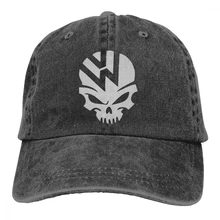 VW Skull Casquette черные унисекс Мужские Женские джинсовые бейсболка с ремешком кепки регулируемые Гольф папа шляпа