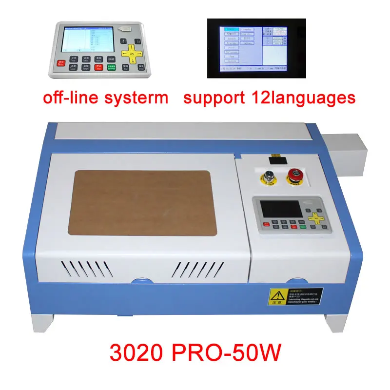 3020 PRO-50W CO2 laser machine