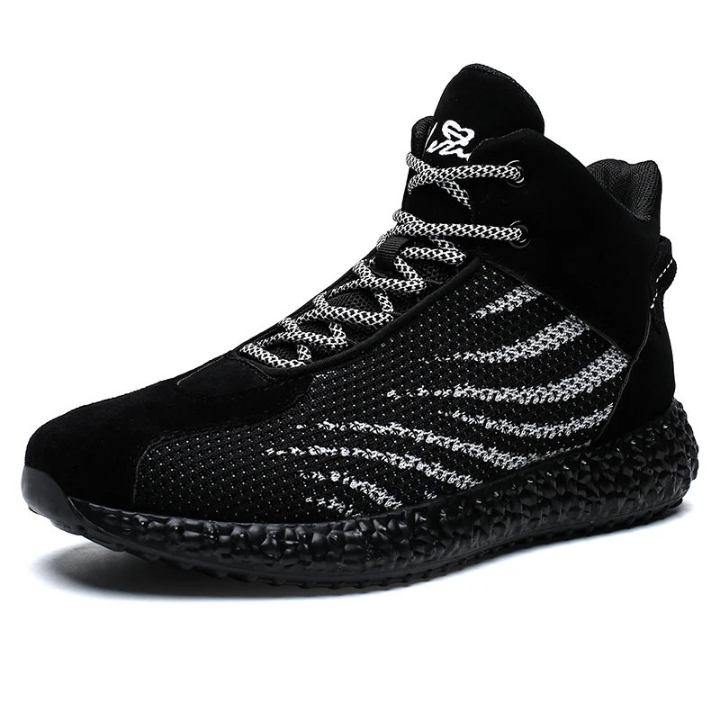 Мужские кроссовки Flyknit; Осенняя повседневная обувь; удобная дышащая легкая износостойкая Мужская обувь; Прямая поставка; AODLEE