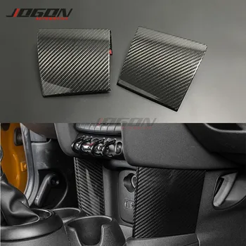 

Dry Carbon Fiber Central Console Cigarette Side Panel Trim For MINI ONE COOPER JCW F55 F56 F57 2015-2020