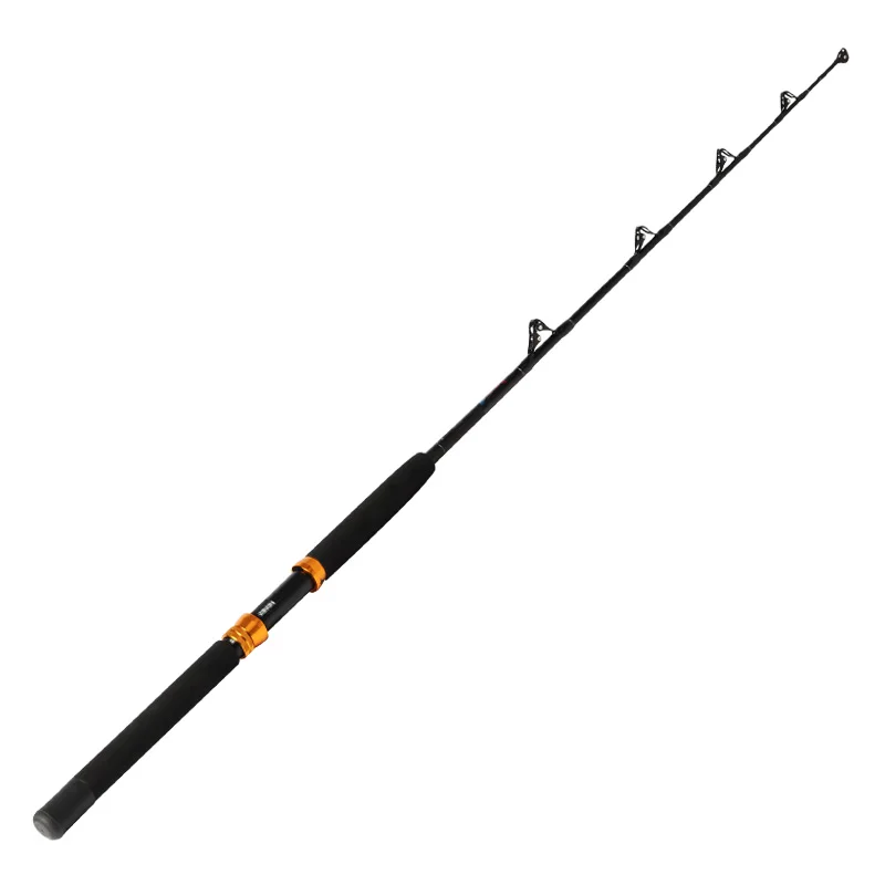 Fishing Rod big game solid fiberglass trolling boat fishing rod 1.5m EVA handle