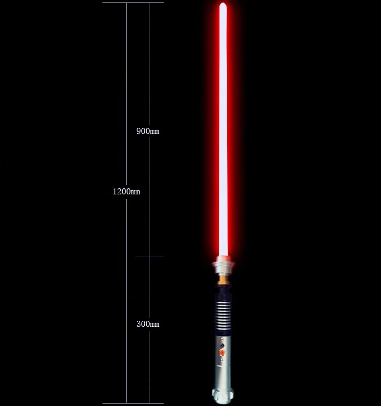 Световой меч Skywalker Люк с кольцом Металлическая рукоятка PC Blade для тяжелых дуэлей 3