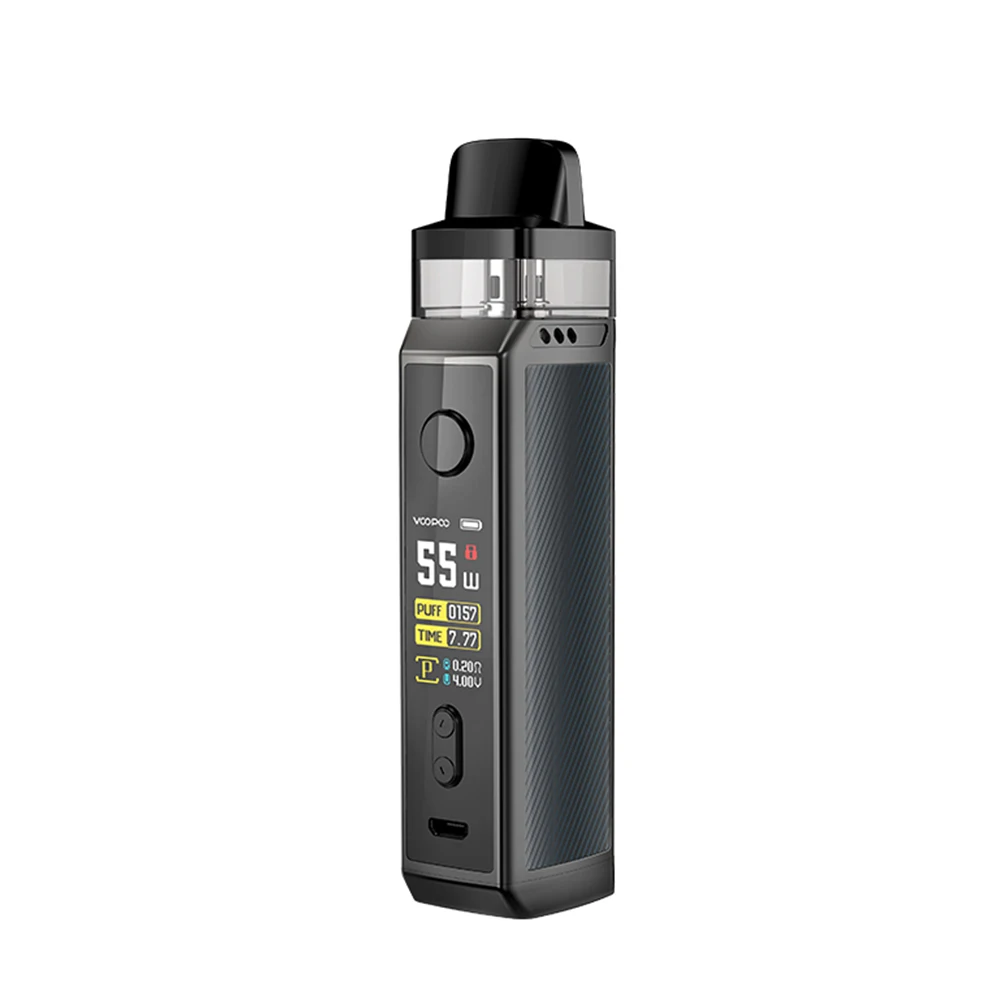 Newset!VOOPOO VINCI X kit& 0.96-inch Screen& Dual-coil System Vape Kit Powered by Single 18650 Battery Vapor VS Vinci Mod Kit - Цвет: Space Gray