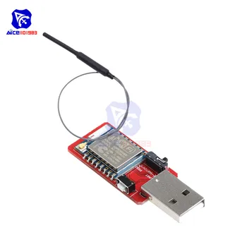 

diymore ESP8266 ESP-07 Wi-Fi Wireless Module USB to TTL CH340G Development Board 2.4Ghz 3dBi IPEX Antenna for Arduino