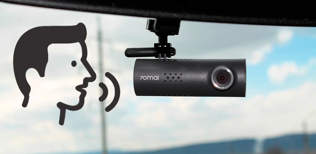 Xiaomi 70mai Smart Dash Cam 1S (Midrive D06) EU - Голосовое управление