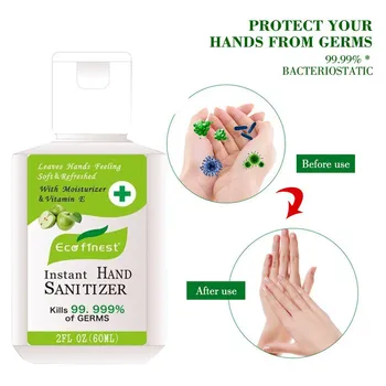 

Foam Alcohol Free Foaming Hand Sanitizer No Rinse Foam Hand Soap Gel 60ML Convenient durable practical Home Protection