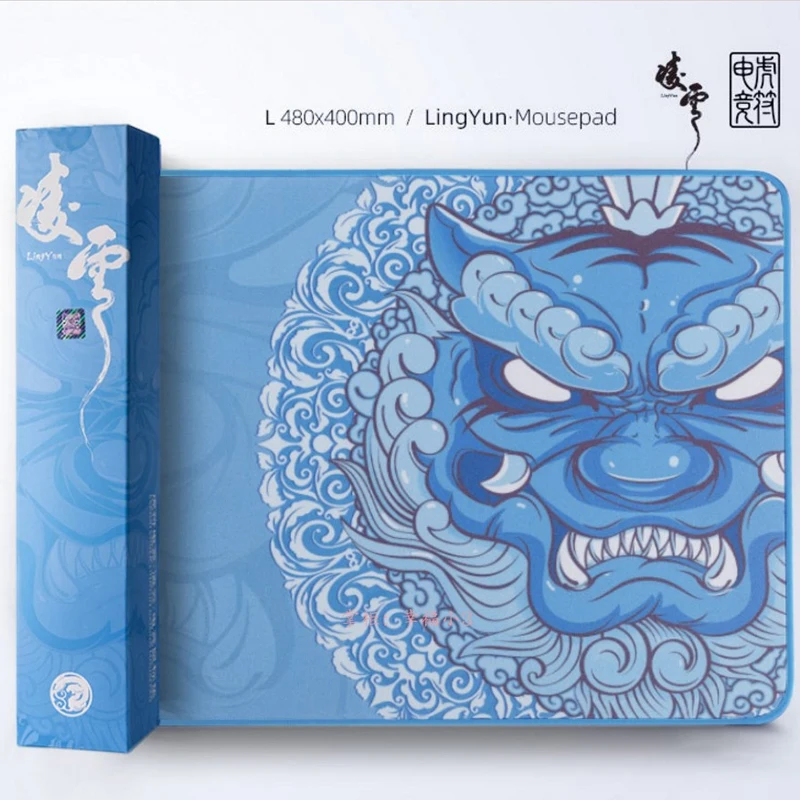 Esports Tiger Gaming Flexível Mouse Pad Gamer Mousepad Longteng Huoyun Lingyun Qinsui s Hemming Suave Alta Qualidade - Imagem 3