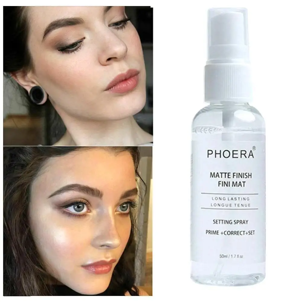 

PHOERA Makeup Setting Spray Moisturizing Lasting Face Foundation Fixer Matte Finishing Setting Spray Cosmetic Primer Spray