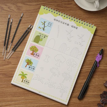 

Reusable Children's Groove Drawing Books Baby Learning Painting Writing Copybook Calligraphy For Kids Art Supplies Practice Book