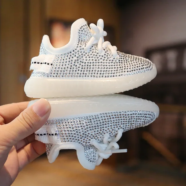 US $11.99 New Baby Rhinestone Sneakers Coconut Shoes Autumn 0-2 Years Boy Sports Shoes Girls Toddler Shoes So