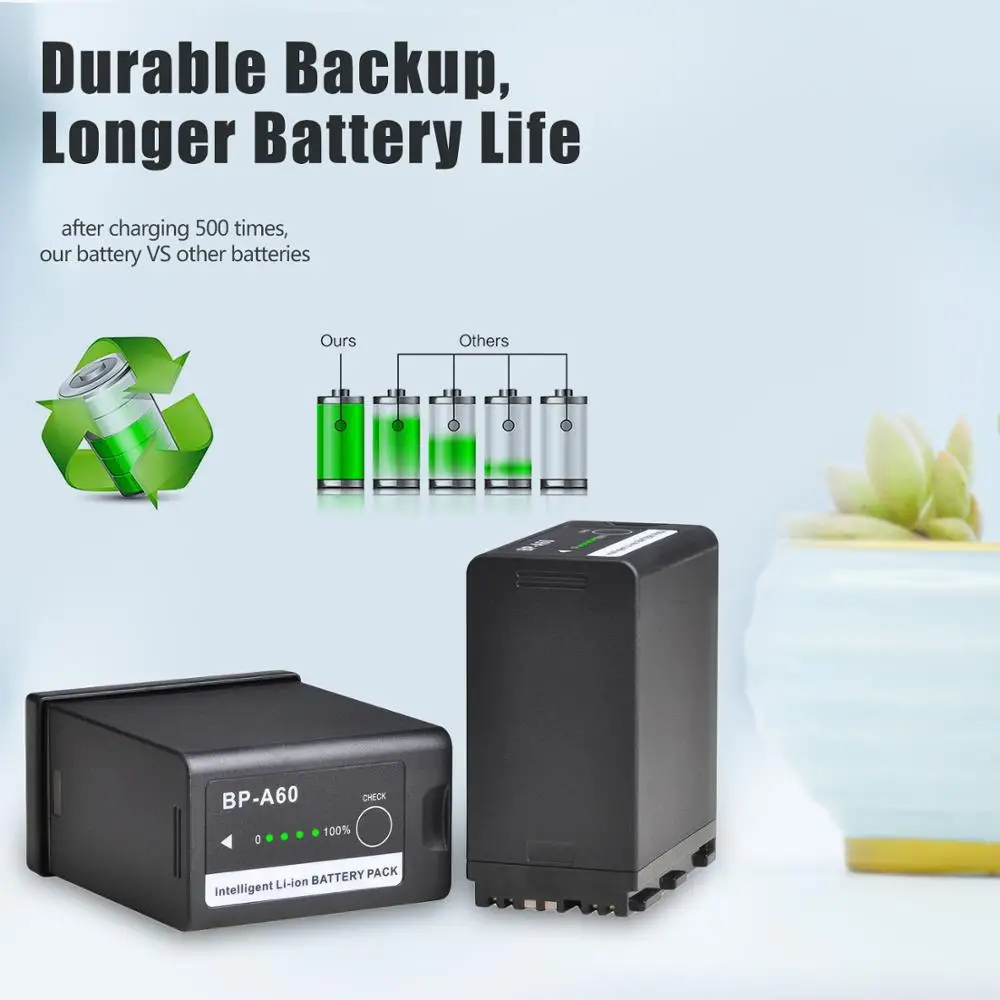 Bateria para Canon Batmax Eos C200 pl C200b C300 Marca ii Xf705 Bp-a60 6800 Mah Ca-cp200l - Image 3