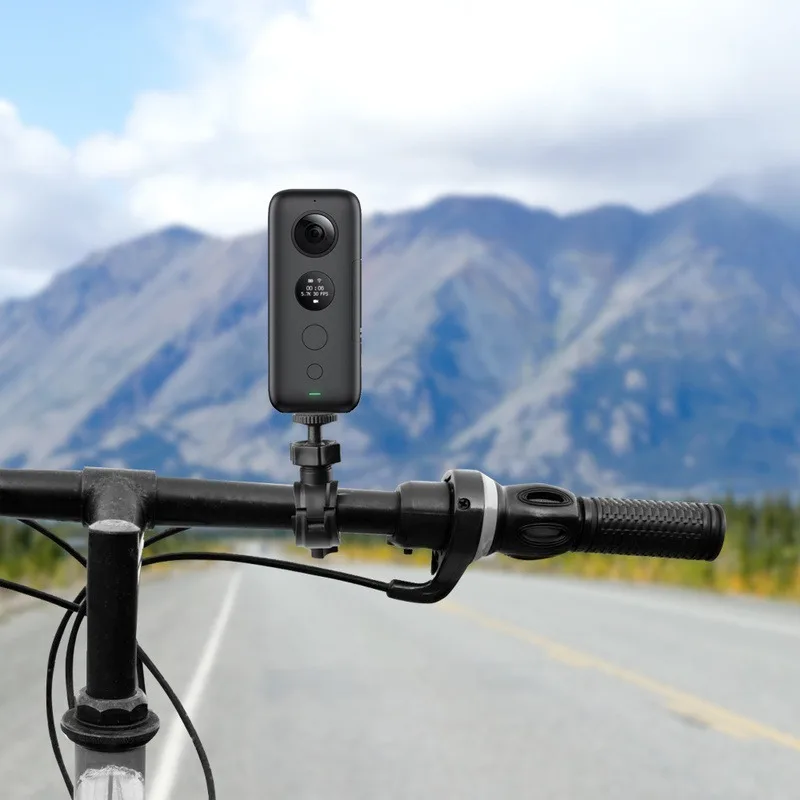 360 ° de rotación de la bicicleta Mount Soporte Soporte Para Insta 360 One X//EVO Acción Cámara