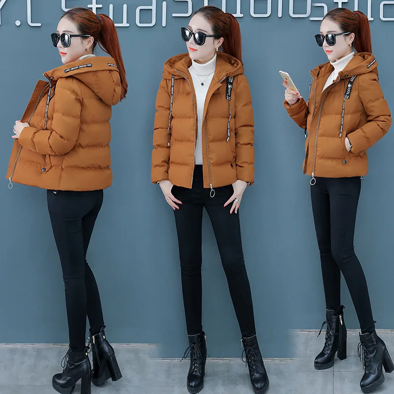 

Down Jacket Cotton-padded Clothes Women's Short 2018 Winter New Style Korean-style Loose-Fit Students Cotton-padded Clothes Wint