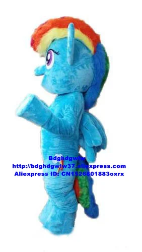 Голубой маскарадный костюм My Little Pony Horse Steed Blue Rainbow Dash персонаж из мультфильма для