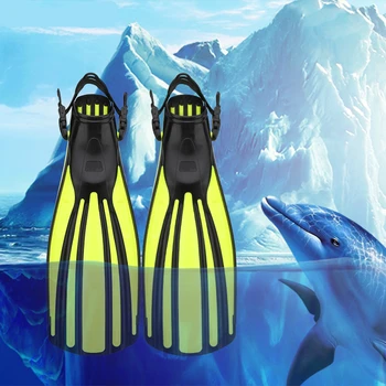 

Professional Deep Diving flippers Quick Release Open Heel Mid-Length Flippers Free-Diving Lung Equipment Frog Shoes Wholesale