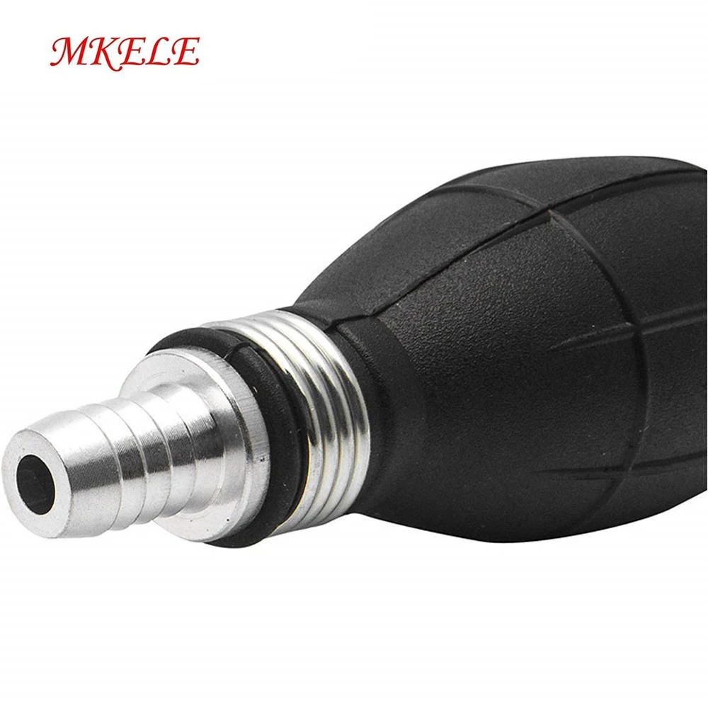 1pc 6/8/10/12mm Hand Fuel Pump Rubber Manual Liquid Oil Transfer Pump Fuel Gas Petrol Transfer Tool For Car Moto Boat