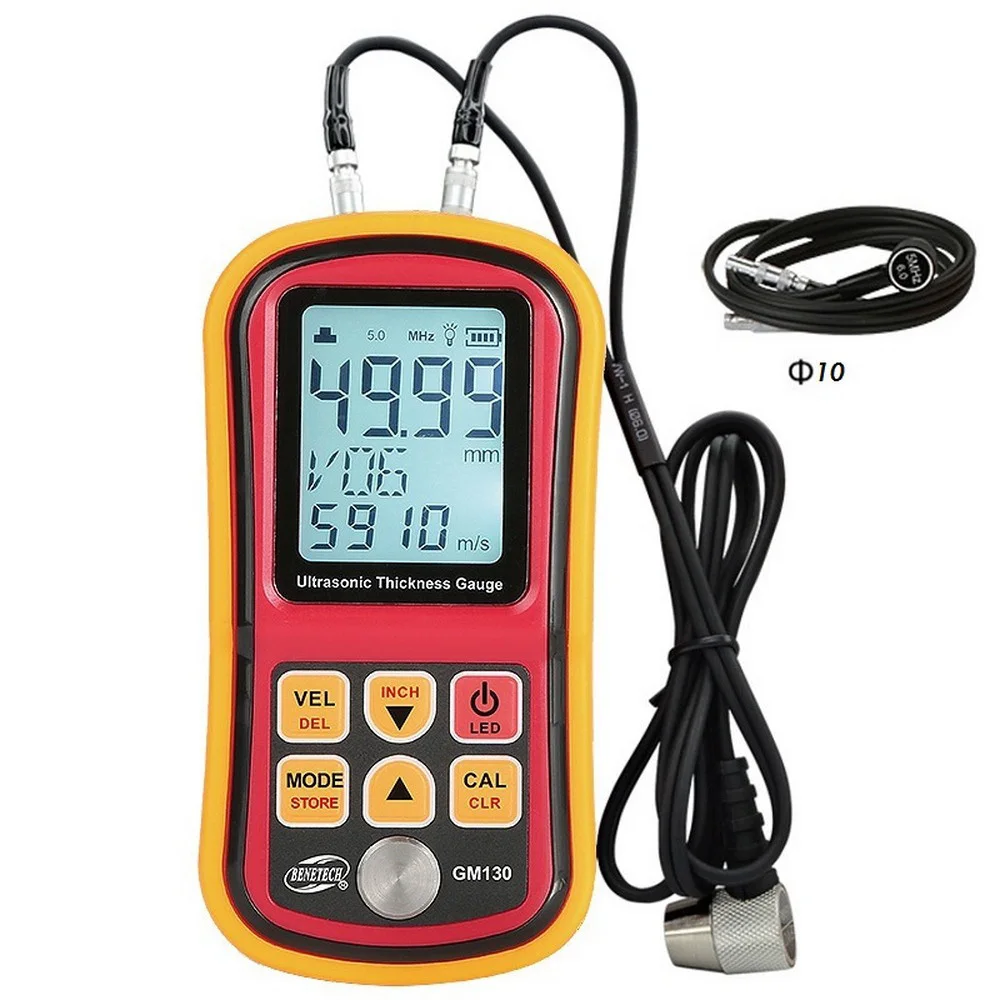 GM100 Ultrasonic Thickness Gauge Digital LCD Metal Thickness Gauge Sound V M1N5