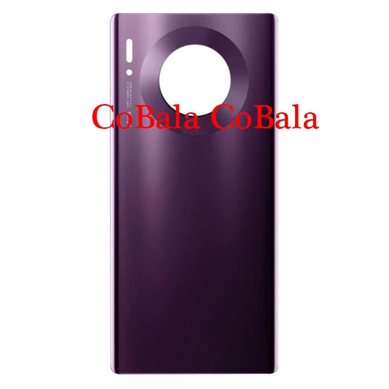10Pcs Original For Huawei Mate30 Mate 30 Po Back Battery Cover Real Door Panel Glass Housing Case+Camera Lens Frame Holder