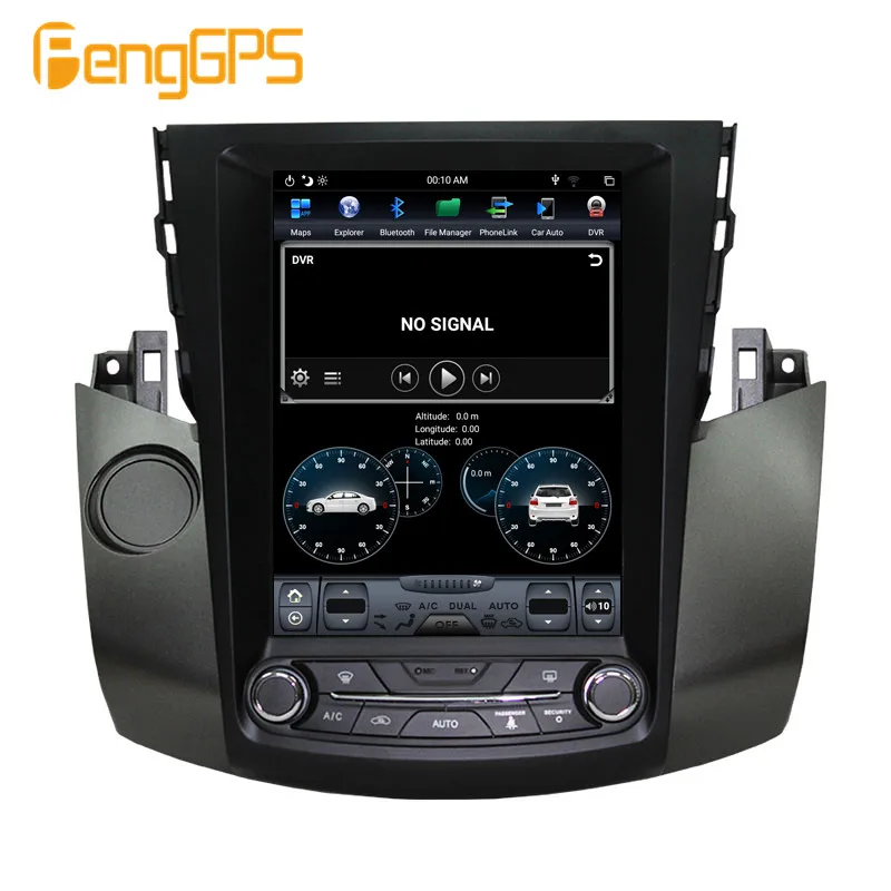 Clearance 10.4" 4+64 8.1 Tesla Style Car Radio Vertical Screen  for Toyota RAV4 2006-2011 IPS Screen 6 Core In-dash Carplay navigation 2