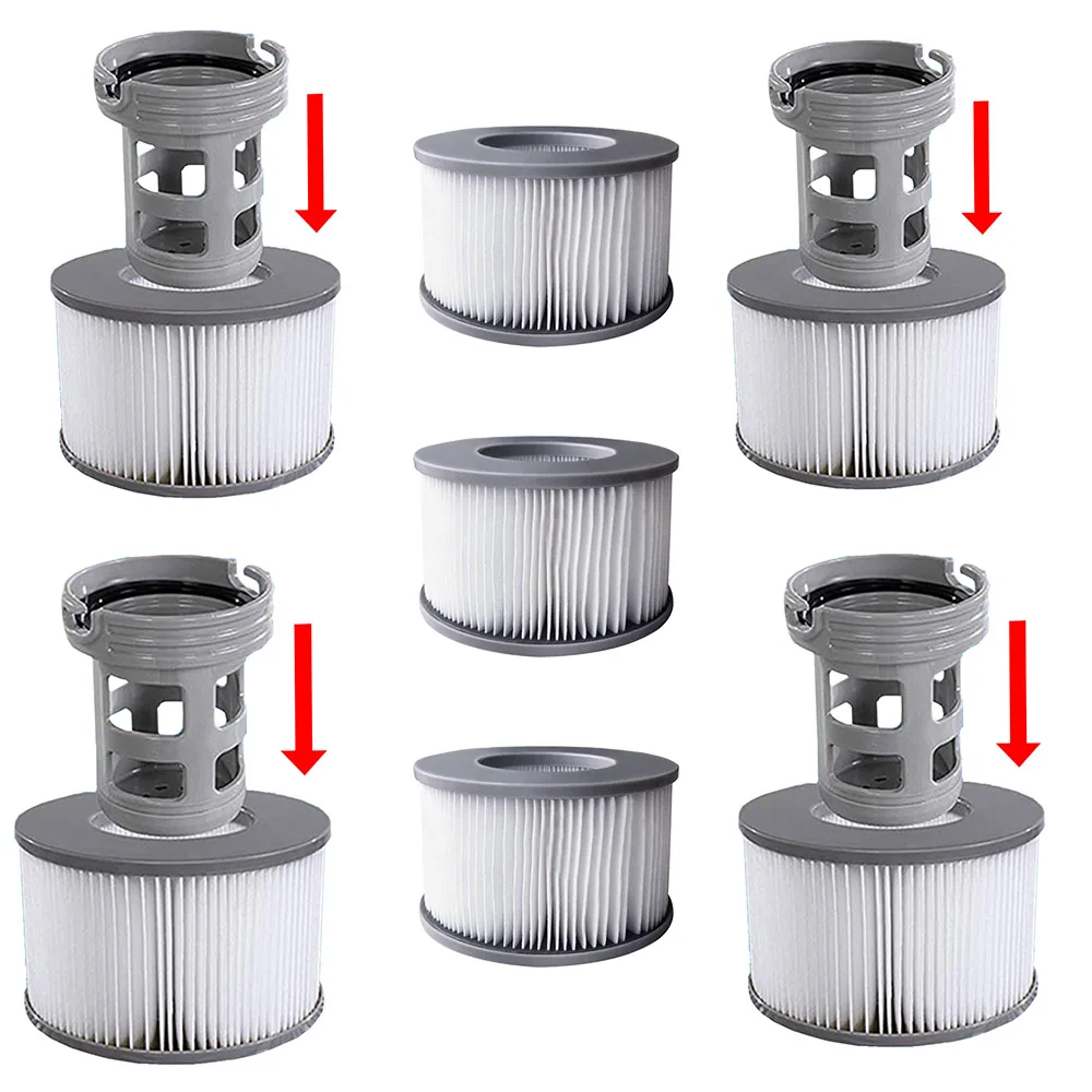 Accessori Spa Per Vasca Idromassaggio Per Mspa, Include Adattatore Base A Vite, Filtro Piscina Gonfiabile A Molla Calda, Filtro Piscina Wave Spa Tipo