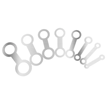 

NEW-8Pcs Woodwind Saxophone Repair Tool for ALto/Soprano/Tenor Saxophone Replace Flat Pressure Leather Pad Leveling Tool