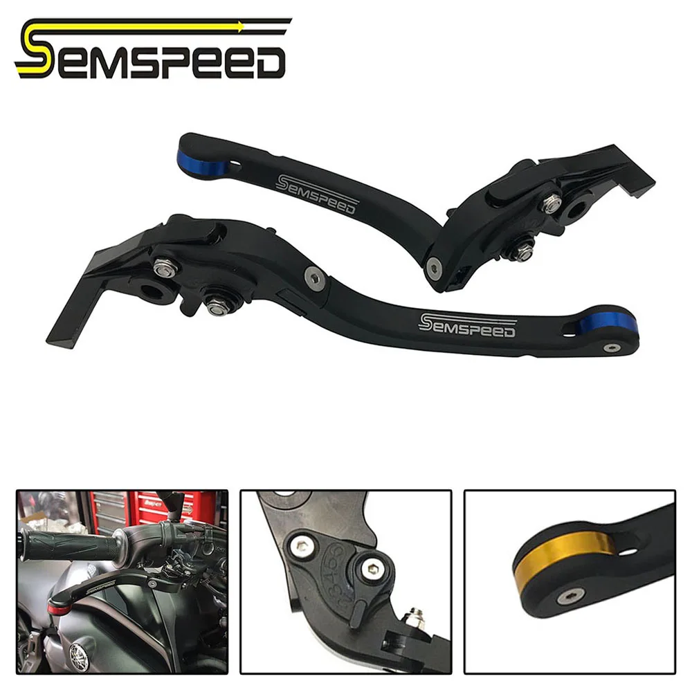 Складные только Рычаги сцепления тормоза SEMSPEED для мотоцикла с ЧПУ Yamaha FZS 600 FAZER 1998