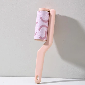 

Portable Clothing Dust Removal Sticky Roller Sticky Paper Tear Core Paper Brush Catcher Dust Drum Lint Roller