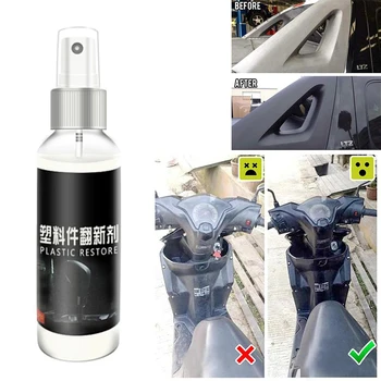 

30ml Plastic Parts Retreading Agent Wax Instrument Panel Auto Interior Auto Plastic Renovated Coating Headlight Assembly Repair