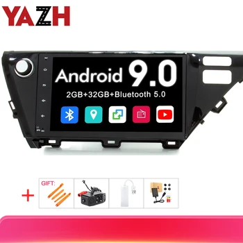 

YAZH Android 9.0 Pie Car Unit Multimedia For Toyota Camry 2018 2019 2020 Support SWC / OBD/ Bluetooth 5.0 / 10.1" IPS Display
