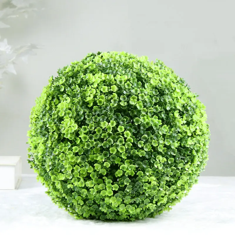 Artificial Plant Garland Home Hanging Plastic Green Grass Ball Home Decoration 