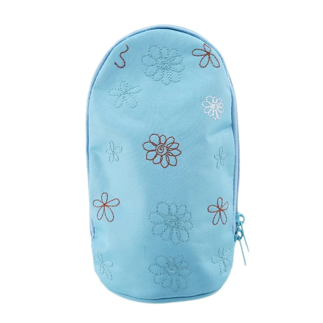 Переносная сумка для хранения бутылок, для путешествий, для детского питания, бутылочки для молока, подогреватель мумии, изолирующая Термосумка - Цвет: Синий