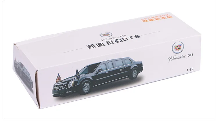 Горячая Распродажа Shenghui 1:32 Cadillac DTS сплав модель автомобиля ВОИН звук и светильник игрушка автомобиль удлиненный