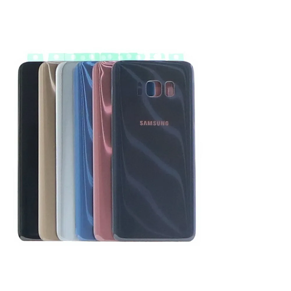 Для samsung задняя Батарея Крышка для samsung Galaxy S8 G950 SM-G950F G950FD S8Plus SM-G955F G955FD сзади Стекло чехол для замены