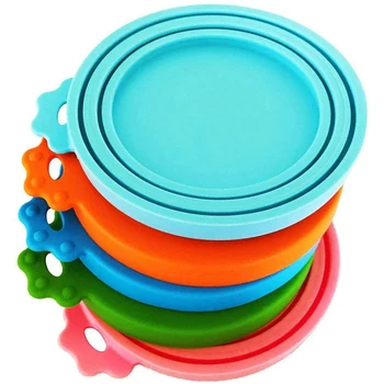 

15 Pcs Pet Can Lids / Dog and Cat Food Can Lids / Universal Pet Food Can Lids Fit All Standard Size Cans
