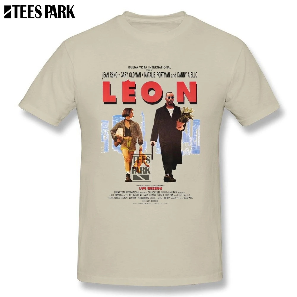 Футболка Leon the Professional винтажные забавные мужские футболки с круглым вырезом