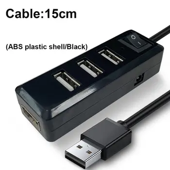 

Four-Ports Ultra-thin Design USB 2.0 &USB 3.0 HUB Plug and Play Super Speed Transmission Aluminum Alloy Docking Station Splitter