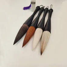 Caligrafia, китайская каллиграфическая кисть в форме хоппера, медведь, волк, щетка для волос, ручка, пружинная кисть для рисования, кисть для письма, Tinta, Китай