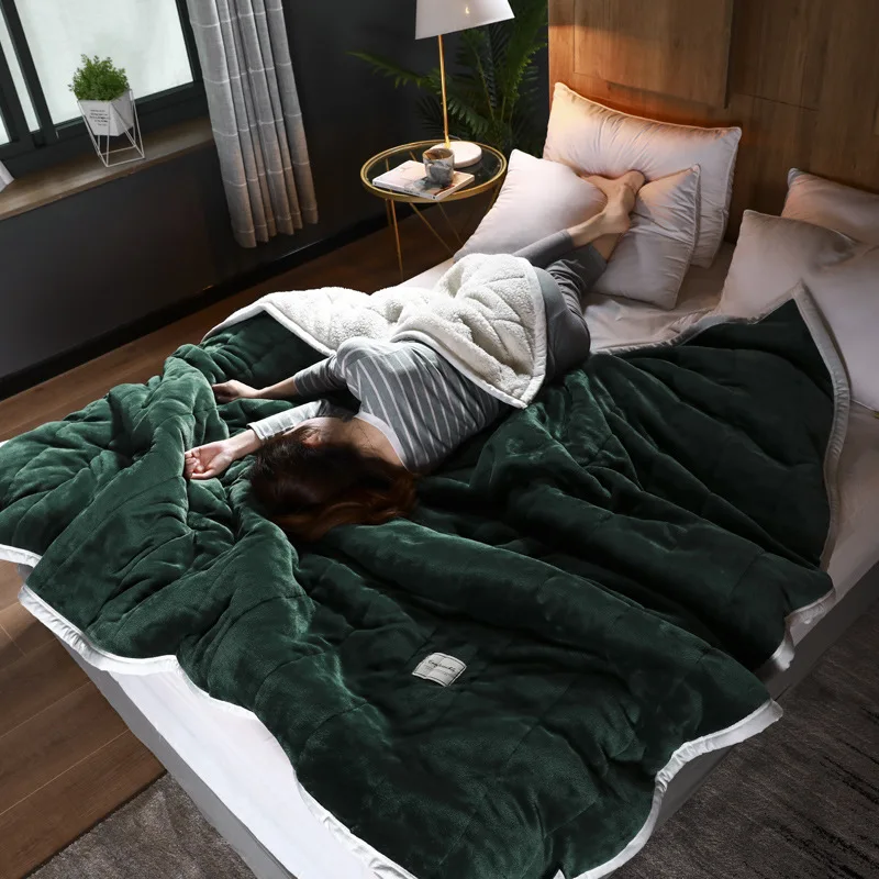 Warm Winter Fleece Blanket | Weighted Blankets Adults | Fleece Weighted  Blanket - Warm - Aliexpress