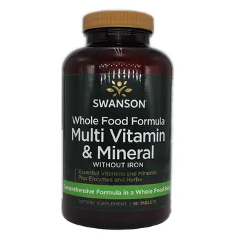 

Free Shipping Swanson Whole Food Formula Multi Vitamin & Mineral 90 pcs