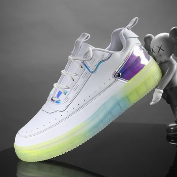 

2019 New Luxury Casual Sneakers Mens Pu Leather Shoes For Men Lace Up Men Flats Sneakers Designer Young Casual Shoes For Boy