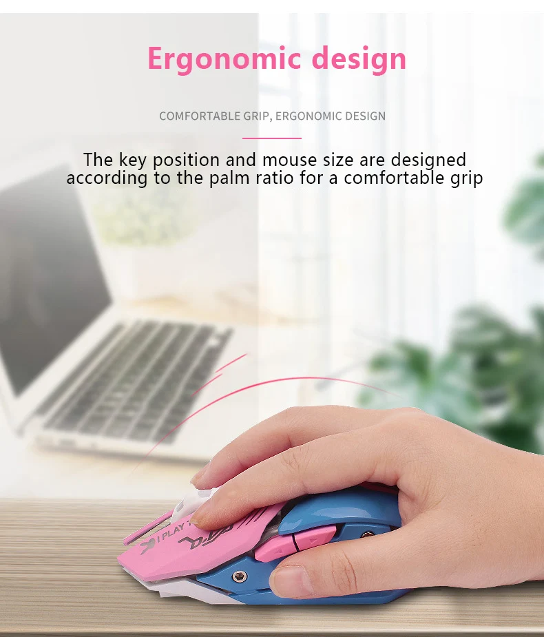 2.4G rechargeable wireless mouse with LED backlight - 11 - Kawaii Mix